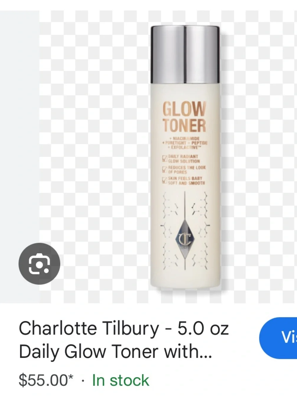 Charlotte Tilbury Glow Toner - Pearly White Daily Radiant Glow